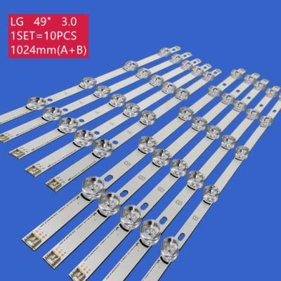 Innotek Drt 3.0 49&quot; a Type Rev02 B 49lb LED Strip Light for LG 49lb5610 49lb5820 49lb580u