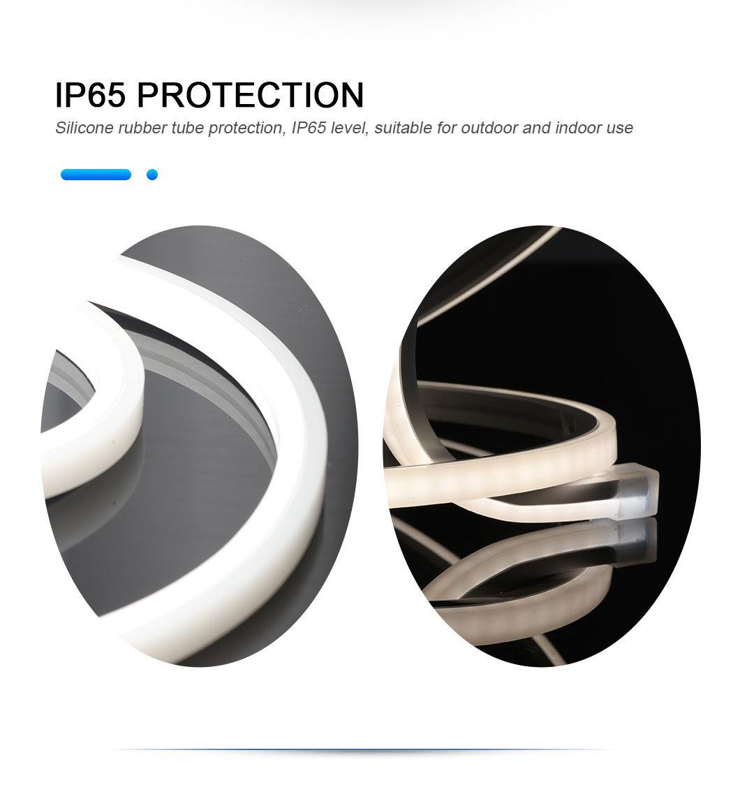Silver-Plating Highly-Efficient Small Pressure Drop White 3000K LED Slim Neon Flex Strip
