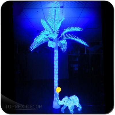 Toprex Decor Wholesale Weatherproof Customizable Christmas Light Strands Coconut Artificial Banana Tree