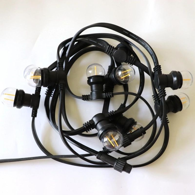 Safe Power Adapter 24V Party Garland String Light 10m 20 Bulbs