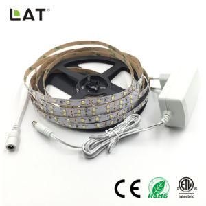 High Brightness DC12V 24V SMD2835 Ww 5m 60LEDs Flexible LED Strip Tape Ce ETL UL