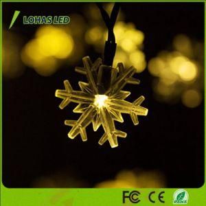 1.5W 40 LED Christmas Snowflake Fairy Lights Warm White 2900K USB Base 16FT/5m LED String Light