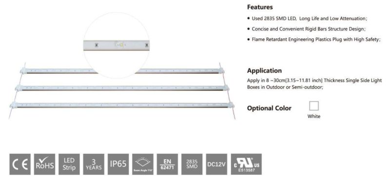 2835SMD LED Rigid Bars LED Rigid Strip Lights