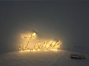 12inch Wall Mounted LED Words Love Light