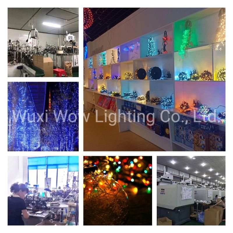 5m 16feet 50 LED Colour Changing Disco Fading Twinkling LED Christmas Fairy Light with Berry Covers
