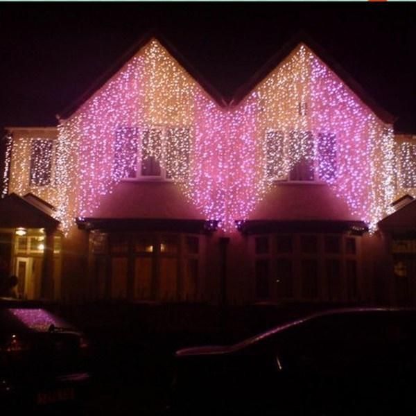 Waterproof LED Curtain Light Outdoor Decoration Christmas Lights