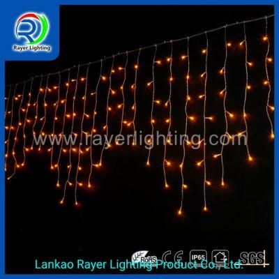 Triangle Shape LED Christmas Icicle Lights Lighting Chain for Decoration
