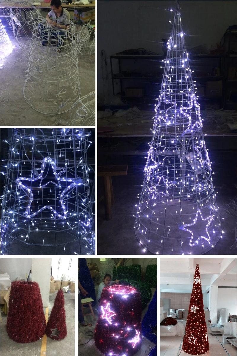 3D Motif Ball Light for Christmas Decoration