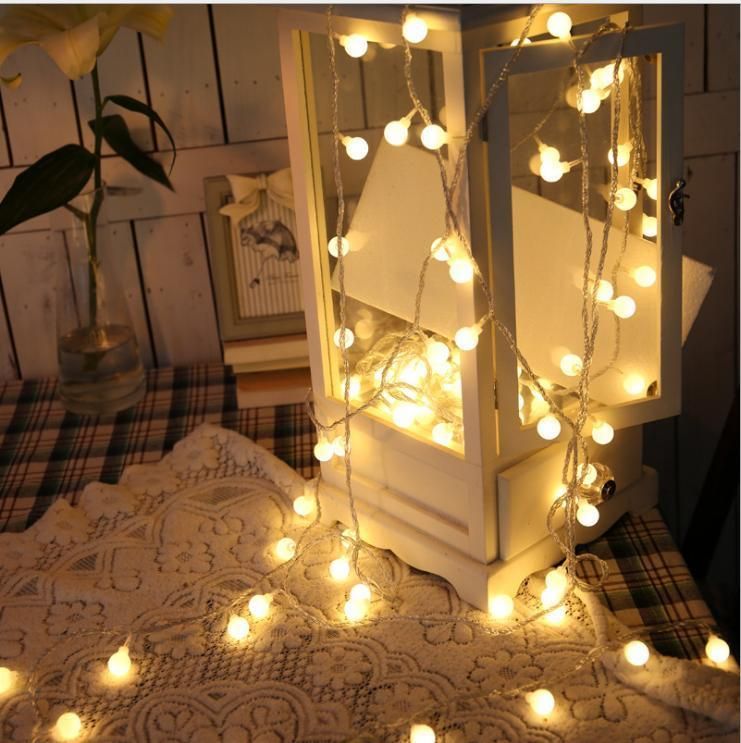 LED String Lights USB Remote Control Ball String Lights Battery Box Star Lights Room Christmas Decoration Outdoor Star Lights