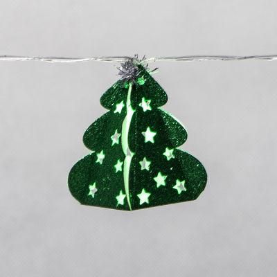 Battery Operated Paper Christmas Tree LED Fairy String Light for Outdoor Garden Christmas Decor