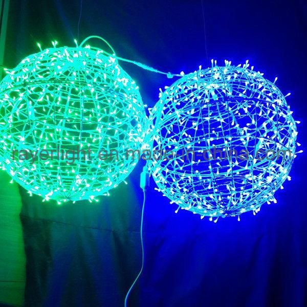 Customized Large Motif Ball Lights for Outdoor Christmas Decoration