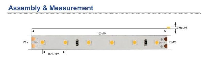 High Lumen 55-60lm Nichia 3030 LED Strip with 60LED/M