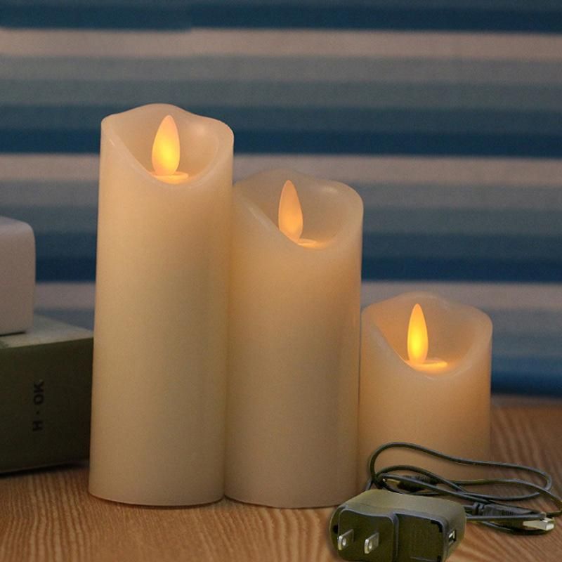 Rechargeable Flameless Electric Tea Light LED Candle