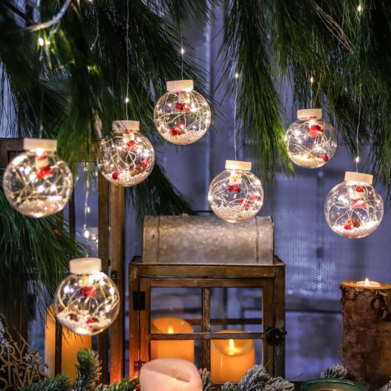 Christmas Curtain String Light Ball LED Wishing Ball Festival Decoration