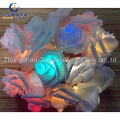 Proposal Wedding Decorative Artificial LED Rose Flower Light