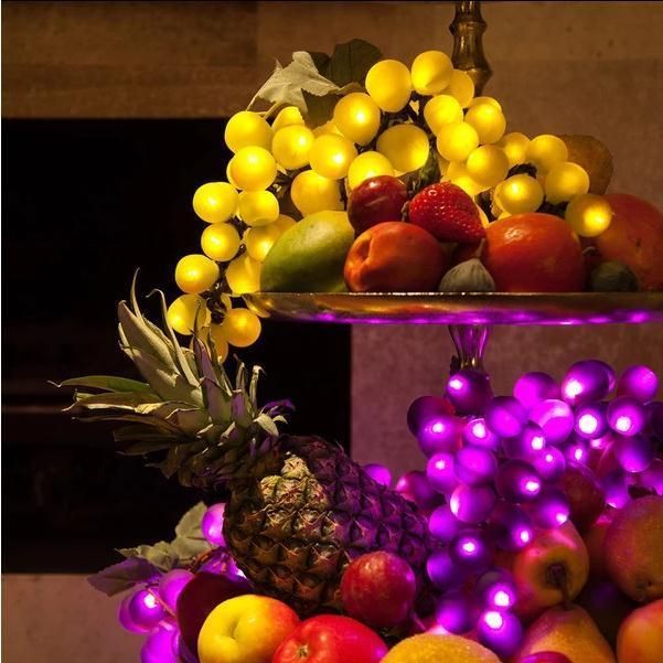 New Style Holiday Wedding Decoration Waterproof LED Grape String Light