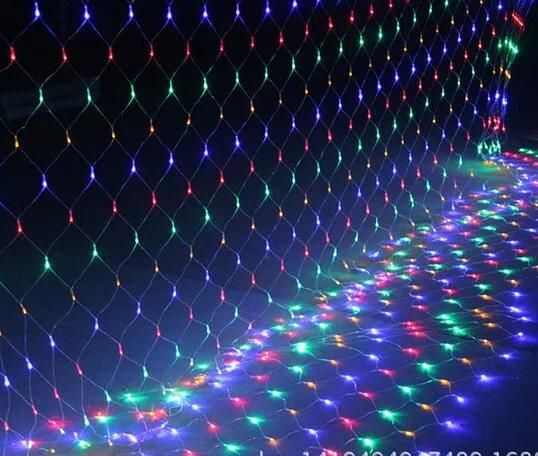 1.5X1.5m Starry Night Garden LED Christmas White Color Net Lights