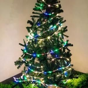 Holiday Lighting Solar Christmas Tree Lights Outdoor Garden Fairy Solar LED String Lights for Party Wedding Home Decoration