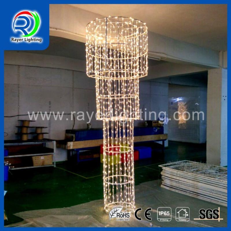 LED Angle Wing Christmas Decoration Rope Customized Motif Light