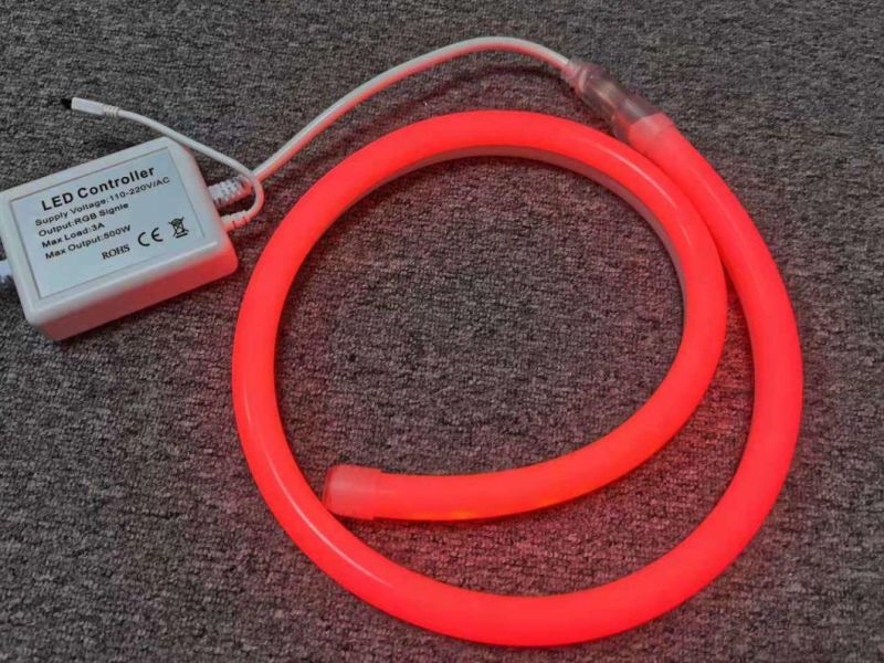 24V IP65/IP67 Bendable Waterproof Flexible DIY Silicone LED Tube Profile for Neon LED Strip