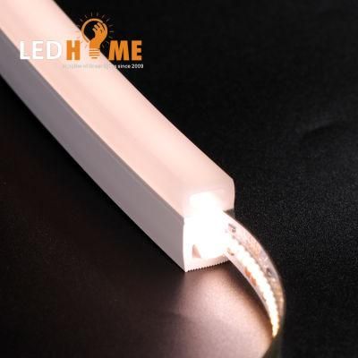 12*20mm IP67 LED Profile 3 Side Emitting Milky Neon Flex Silicone Tube Diffuser PMMA Extrusion Profile