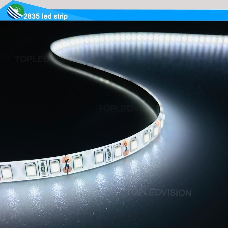 Lighting Decoration SMD2835 Flexible LED Strip 16W IP20 White Color with FCC TUV Certifications