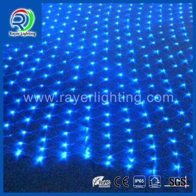 RGB Color LED Christmas Net Light Lighting Mesh for Square Pillar