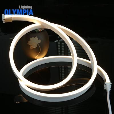 24V Milky White Mini LED Neon Flex Rope Light for Outdoor Decoration