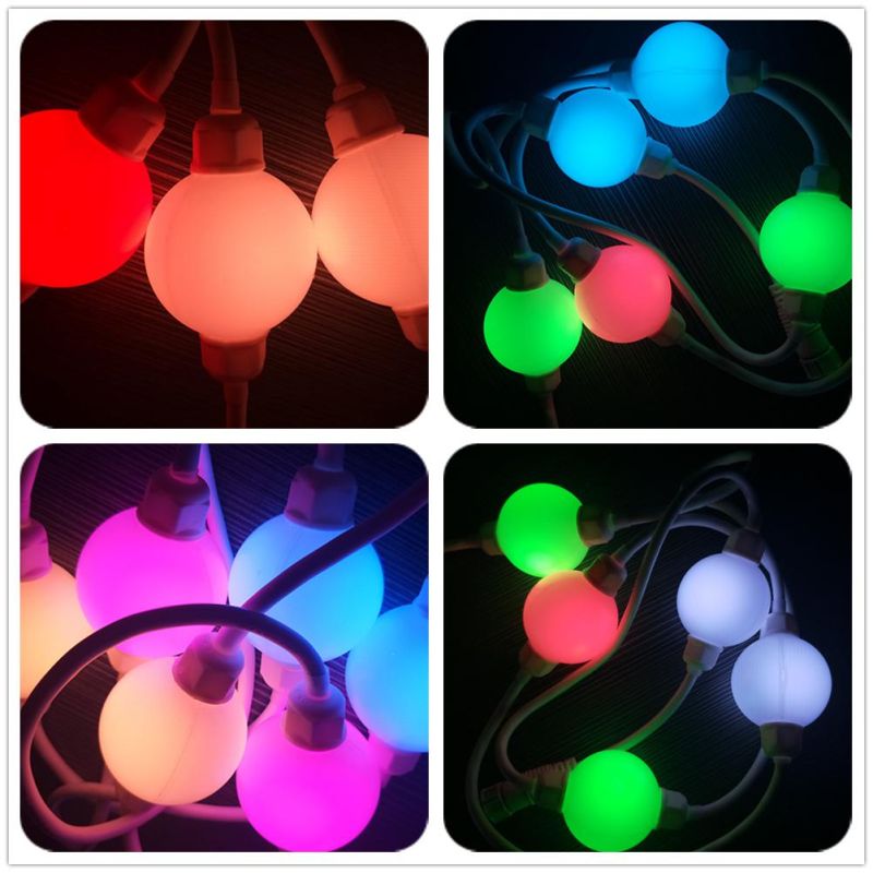 DC12V Spherical 28mm Diameter RGB Full Color LED Pixel Point Light