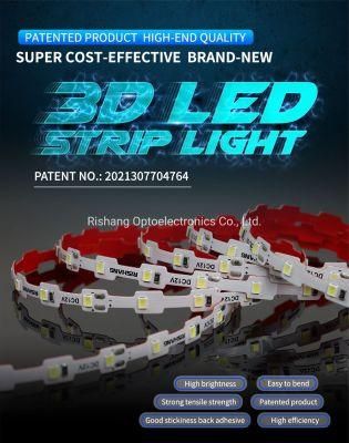 Wholesale DC12V Bendable SMD2835 30LEDs/M S Shape 3D LED Strip Light