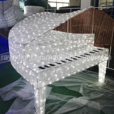 Theme Park Light Show LED Piano Decorative LED Motif Lights