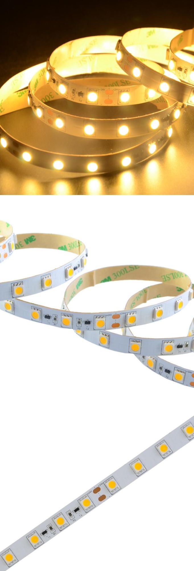 No Voltage drop SMD5050 60LEDs 12/24V Constant Current Flex LED Strips