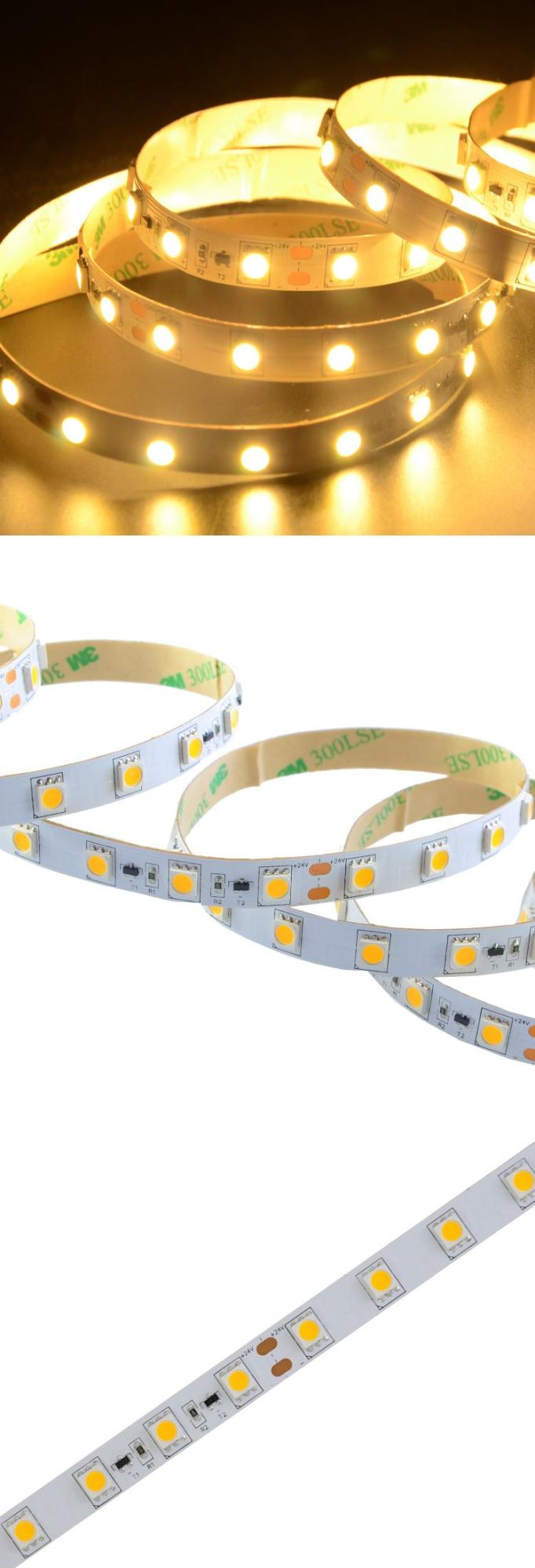 No Voltage drop SMD5050 60LEDs 12/24V Constant Current Flex LED Strips