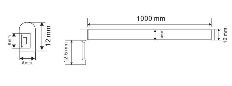 Mini Flexible Kit Set 24V Neon Strip Light
