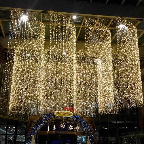 LED Waterfall Light Building Holiday Holiday Decoration