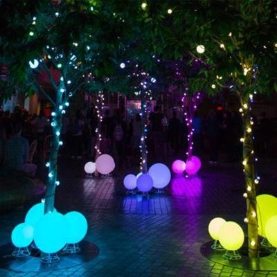 Color Chancing RGB Sphere Ceiling Lights for Amusement Park