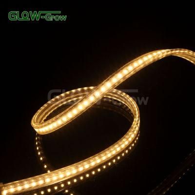 3000K Warm White 230V 100m IP65 700lm/M 120LEDs/M 2835 LED Strip Light