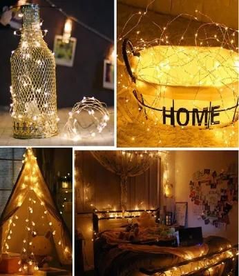 Customized IP65 200 LED Solar Fairy Lights Outdoor String for Porch Deck Backyard Lawn Pergola