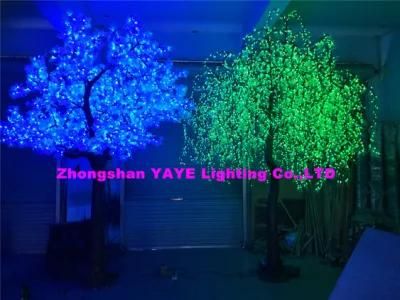 Yaye 2021 Hot Sell CE/RoHS Outdoor Using RGB LED Willow Tree Light with Input Voltage 110V/220V