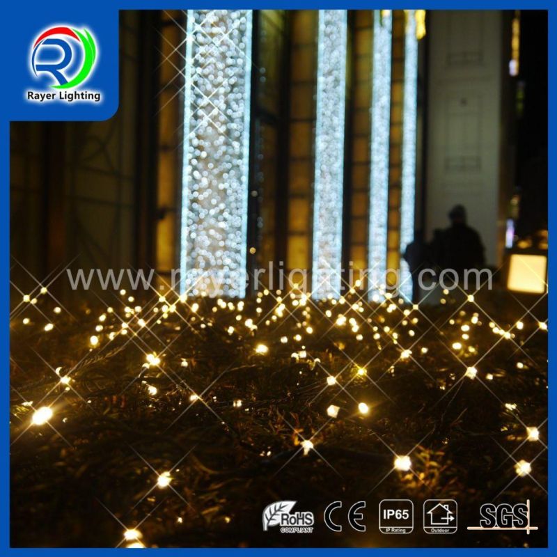 RGB Color LED Christmas Net Light Lighting Mesh for Square Pillar