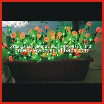 New Design for Decoration LED Light Flower with Pot