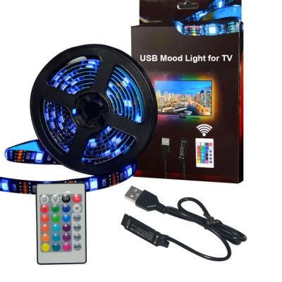5050 RGB Lamp Bluetooth Remote Lights TV Ribbon Backlight