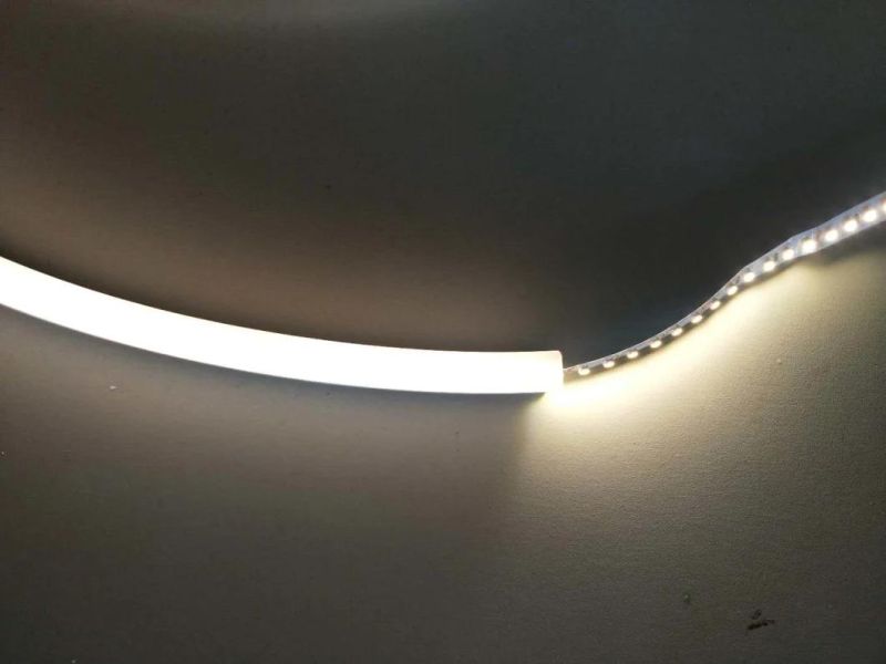 Waterproof 6*12mm LED Profile Flexible LED Diffuser Tube LED Super Slim Milky PMMA Silicone Tube LED Strip