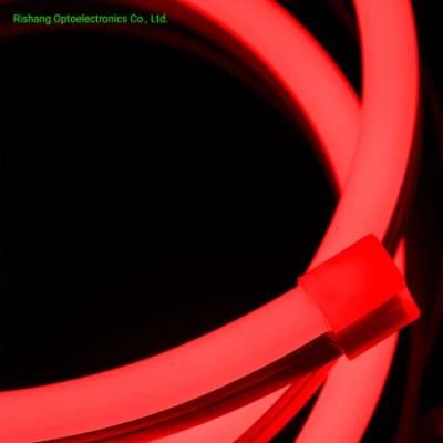 Red Conform to CE RoHS UL Outdoor Usage Silicon Gel Waterproof Decorative Lighting LED Flexible Mini Neon Strips