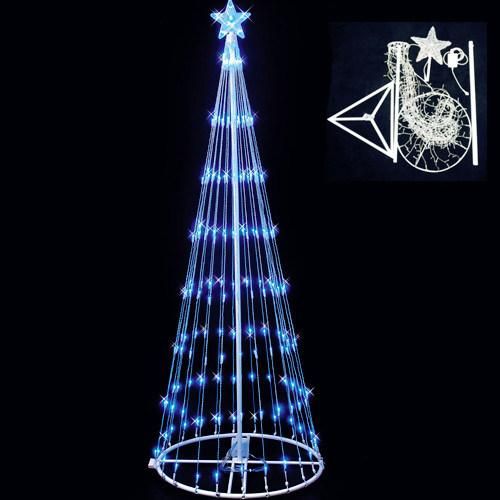 Outdoor LED Easy Packing Christmas Flag Tree Christmas Decor