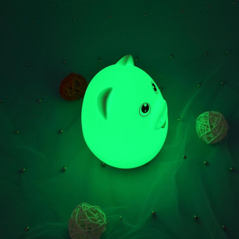 Hot Baby′ S Favorite Portable Speaker with LED Lamp, LED Lamp Speaker Pig Cute Shape for Kids