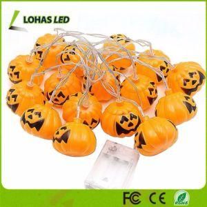 5m 1.5W 20 LED Flexible Haloween Decoration Pumpkin Orange String Light Battery Operated LED Fairy String Light