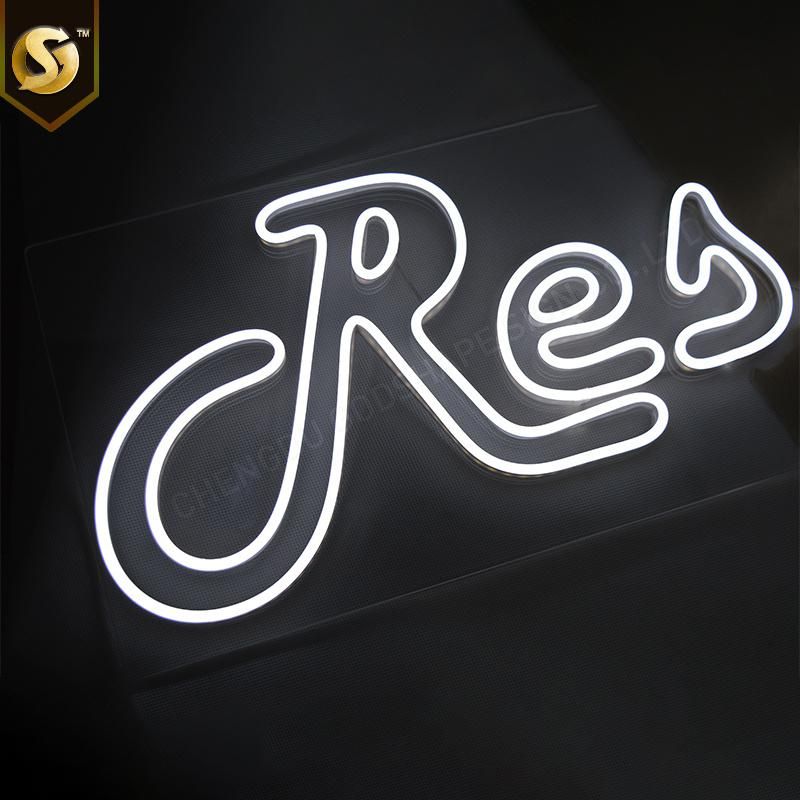 Custom Made Acrylic LED Light Neon Letters Signs for Wall