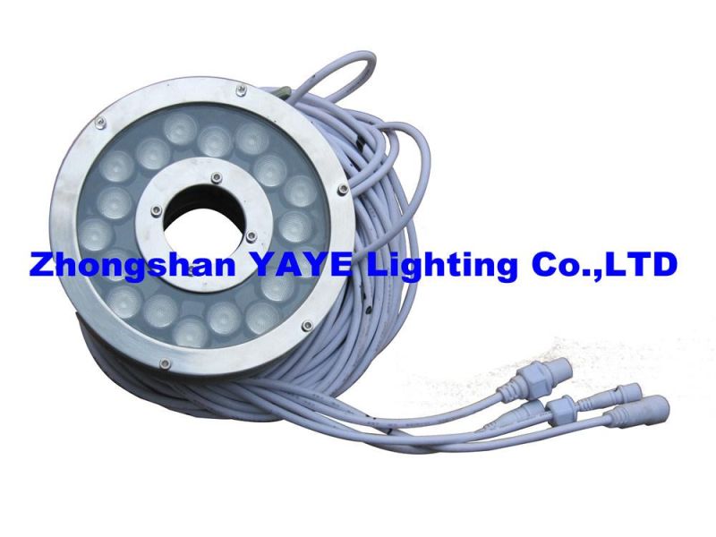 Yaye 18 Hot Sell AC/DC12V IP68 RGB 30W PAR56 LED Pool Light / PAR56 LED Swimming Pool Light/PAR56 Lamp