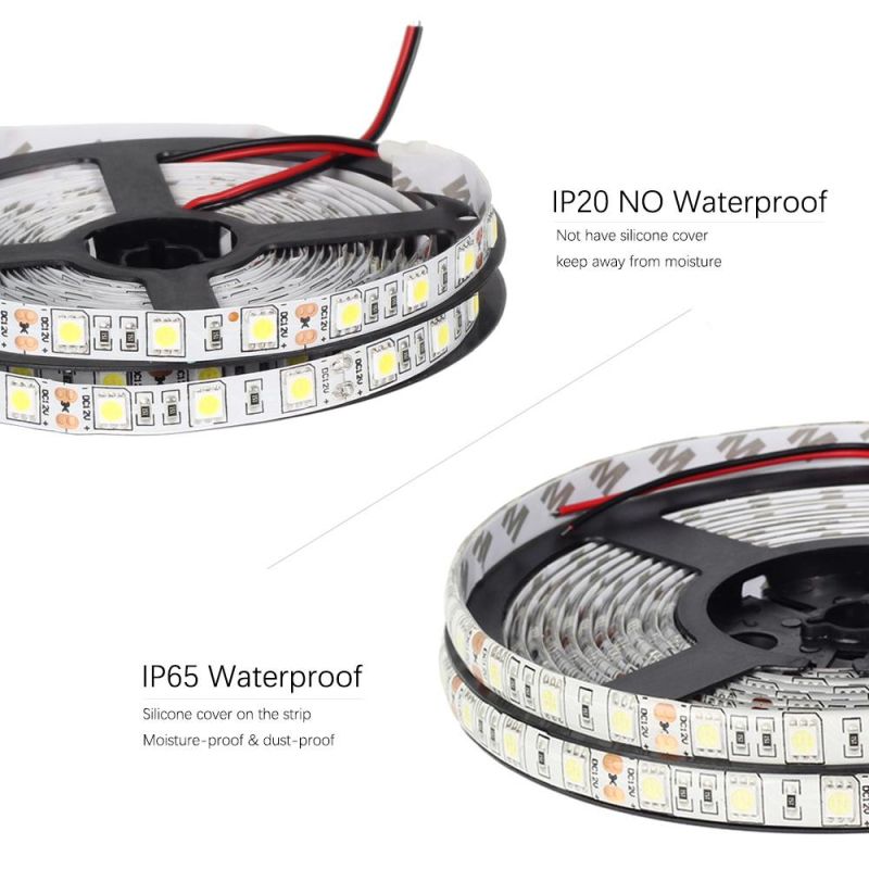 DC12V 5m LED Strip 5050 RGB, RGBW, Rgbww 60LEDs/M Flexible Strip